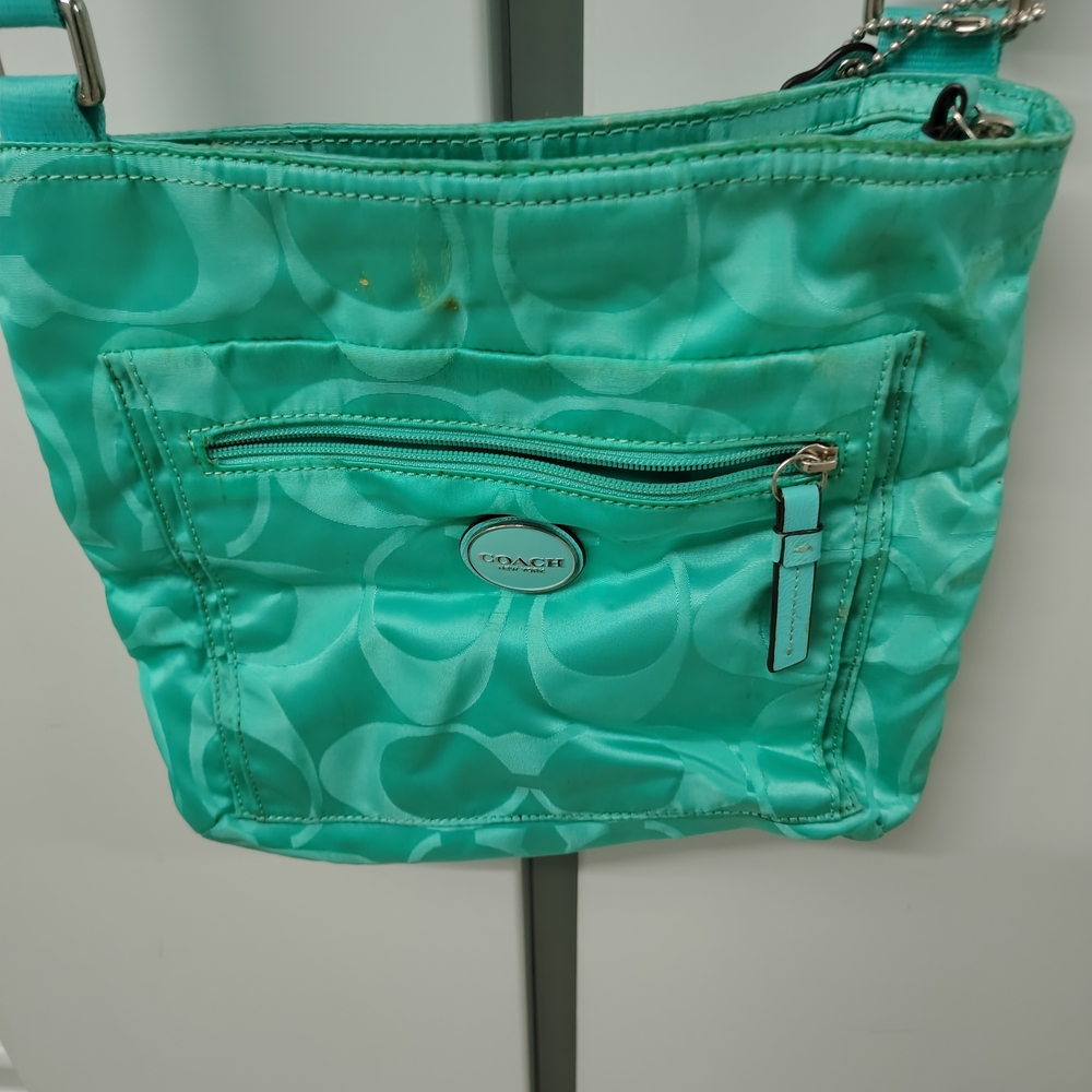 Coach Turquoise Shoulder Bag